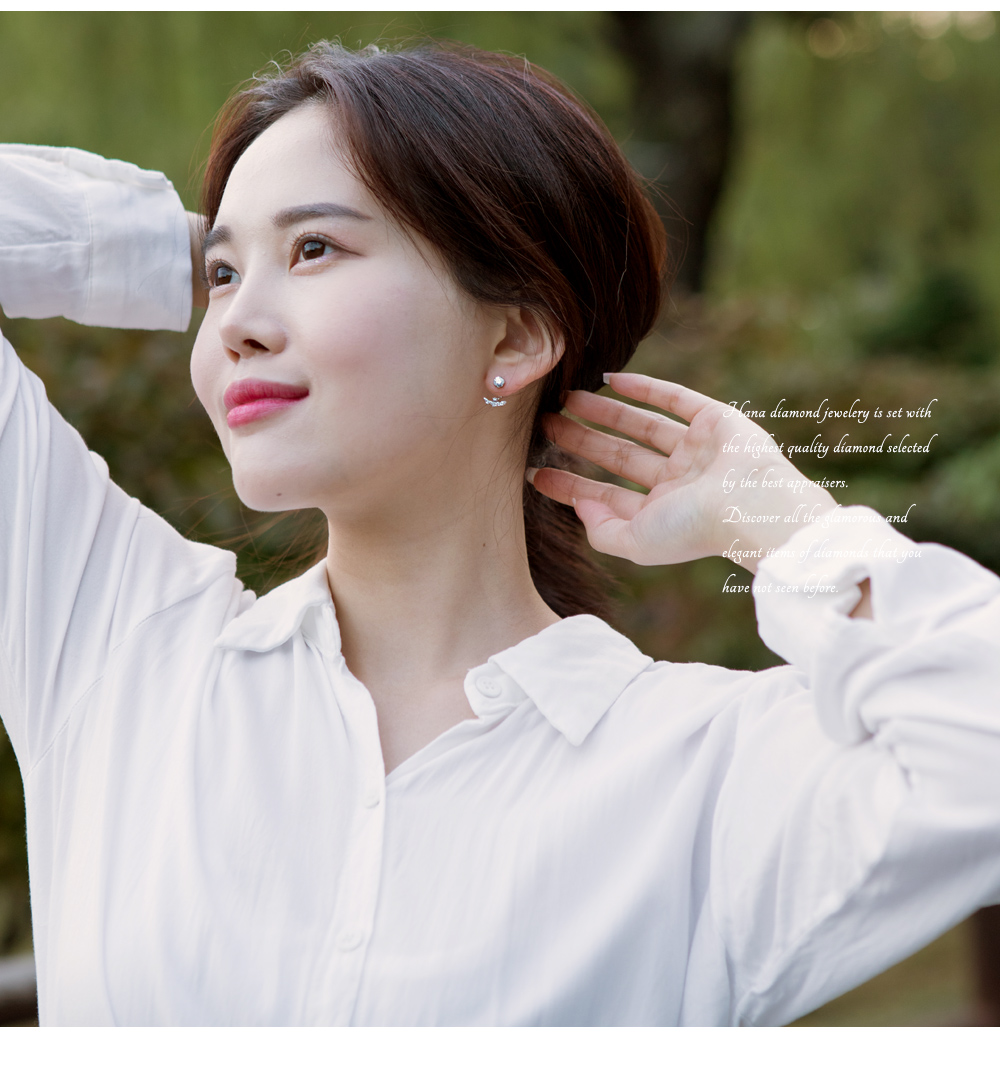 다이아몬드 귀걸이 상세페이지