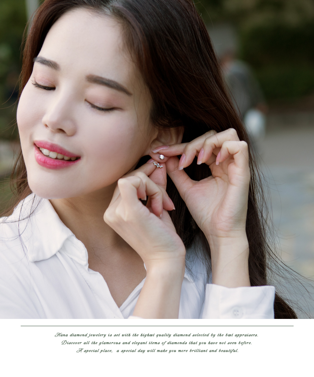 다이아몬드 귀걸이 상세페이지